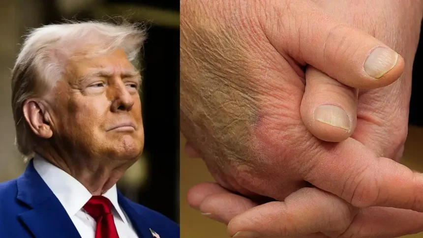 Trump's BRUISED HANDS Trigger Health Panic