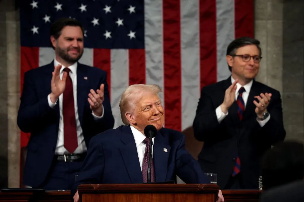 Democrats Walk Out as Trump’s Speech Turns Heated