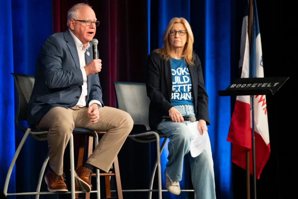 Tim Walz’s speaks