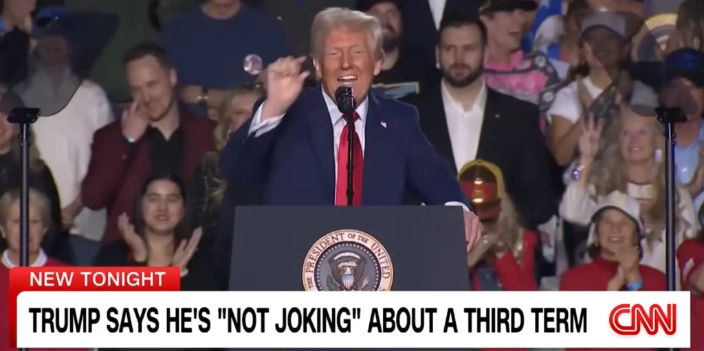 Trump Doesn’t Rule Out Third Term, Insists ‘I’m Not Joking'