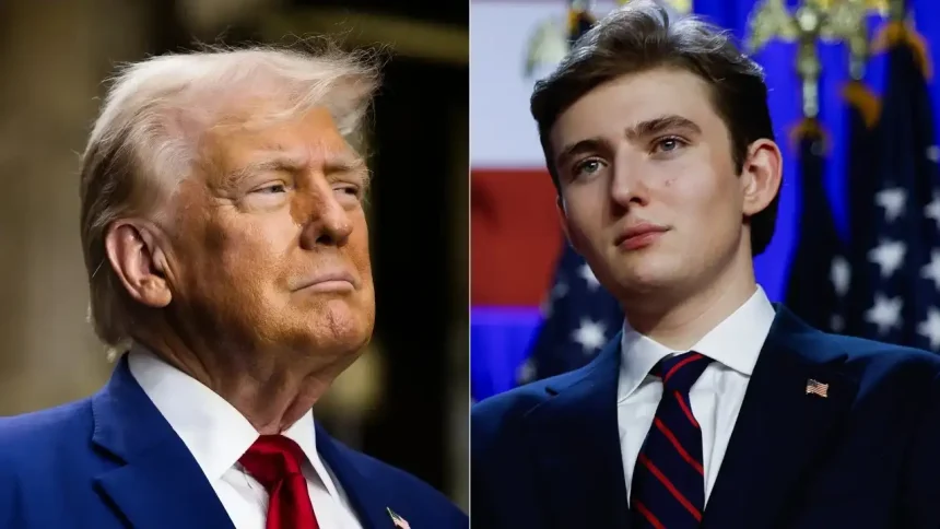 Trump Praises Barron's Tech Skills: "Unbelievable Aptitude in Technology"